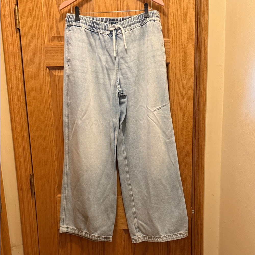 H&M Light Blue Wide Leg Jeans
